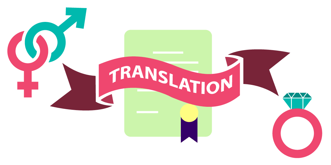 translate marriage certificate to English