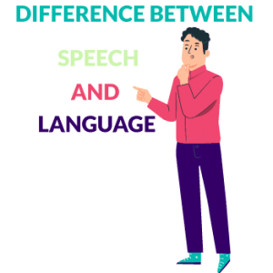 difference between- speech and language