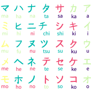 type katakana type katakana