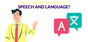 what is the difference between speech and language